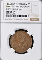 Belgium 5 Cents module 1856 Vlaams Bronze, Ophalen of Verzenden, Brons, Losse munt