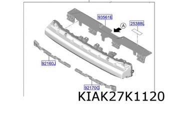 kia picanto licht balk koplamp midden 92209G6600 nieuw beschikbaar voor biedingen