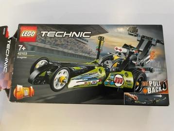 Lego technic - Race auto - 42103, Kinderen en Baby's, Speelgoed | Duplo en Lego, Ophalen, Zo goed als nieuw, Complete set, Lego