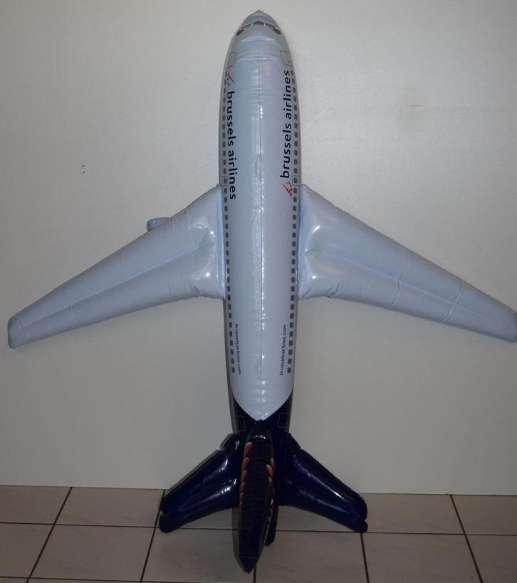 Brussels Airlines / Opblaasbaar vliegtuig / Zie beschrijving, Kinderen en Baby's, Speelgoed | Buiten | Opblaasfiguren, Nieuw, Verzenden