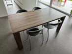 Houten Eettafel (excl. stoelen), Huis en Inrichting, Tafels | Eettafels, Ophalen, Modern / Tijdloos, Gebruikt, 50 tot 100 cm