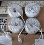 4 cables RJ45 pour caméras et réseaux nouveau longueur: 12 m, Enlèvement ou Envoi, Neuf