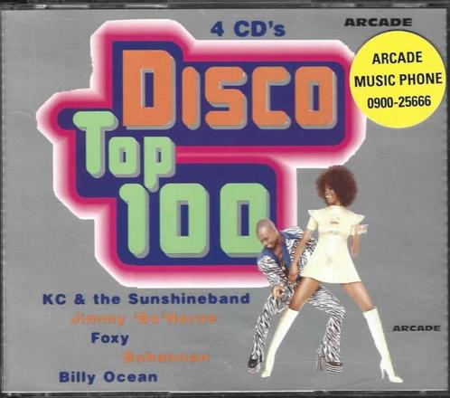 4 CD Various – Disco Top 100, Cd's en Dvd's, Cd's | Dance en House, Zo goed als nieuw, Disco, Ophalen of Verzenden