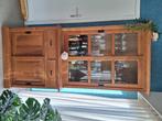 Teak vitrinekast, Huis en Inrichting, Ophalen, 200 cm of meer, Teakhout, 50 tot 100 cm