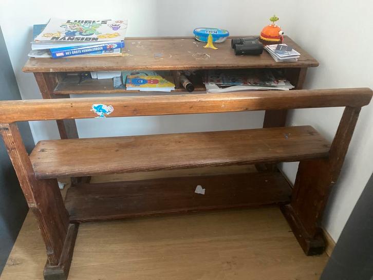 Houten lessenaar, Maison & Meubles, Tables | Dessertes, Utilisé, 50 à 75 cm, 50 à 100 cm, Rectangulaire, Enlèvement