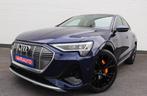 Audi e-tron SB 55 Quattro S-line - Memory/BlindSpot/360Cam, Auto's, Automaat, Blauw, 5 zetels, Dealer onderhouden