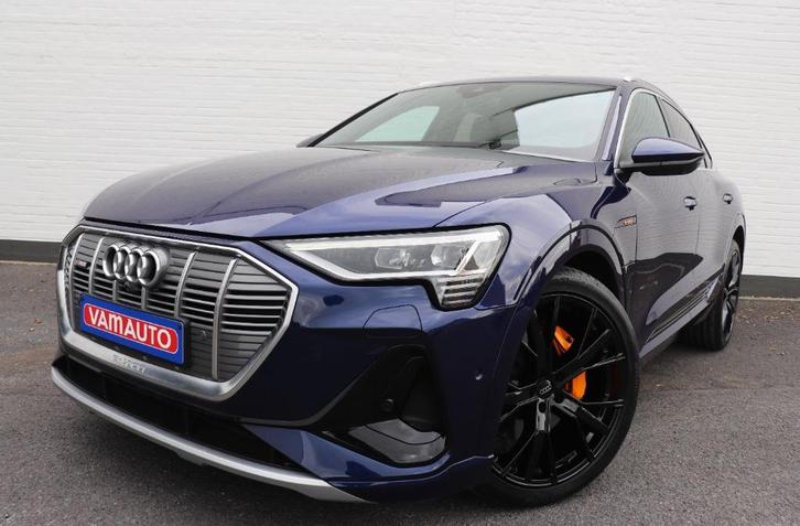 Audi e-tron SB 55 Quattro S-line - Memory/BlindSpot/360Cam, Auto's, Audi, Bedrijf, Te koop, e-tron, 360° camera, 4x4, ABS, Achteruitrijcamera