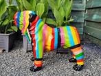 .Kunst,Hond,Engelse Bulldog Bohemian-style,kunstobject,, Tuin en Terras, Tuinbeelden, Nieuw, Kunststof, Ophalen, Dierenbeeld