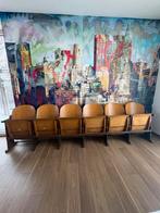 Vintage Cinema Stoelen – Rij van 6 – Goede Staat, Ophalen