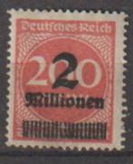 Duitse Rijk 1923 nr 309*, Postzegels en Munten, Verzenden, Duitse Keizerrijk