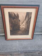 gravure ruelle signe kurt peiser, Ophalen of Verzenden