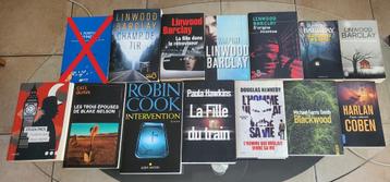 Lot de romans / thrillers / policiers divers, Enlèvement