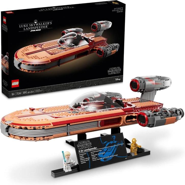 Lego Star Wars 75341 Luke Skywalker’s Landspeeder, Kinderen en Baby's, Speelgoed | Duplo en Lego, Nieuw, Lego, Complete set, Ophalen of Verzenden