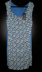 Nieuw kleedje met print vila joy, maat xl (42/44)., Bleu, Taille 46/48 (XL) ou plus grande, Enlèvement ou Envoi, Neuf