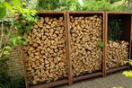houtopslag in cortenstaal (kastmodel ook in mat antraciet), Tuin en Terras, Brandhout, Minder dan 3 m³, Blokken, Overige houtsoorten