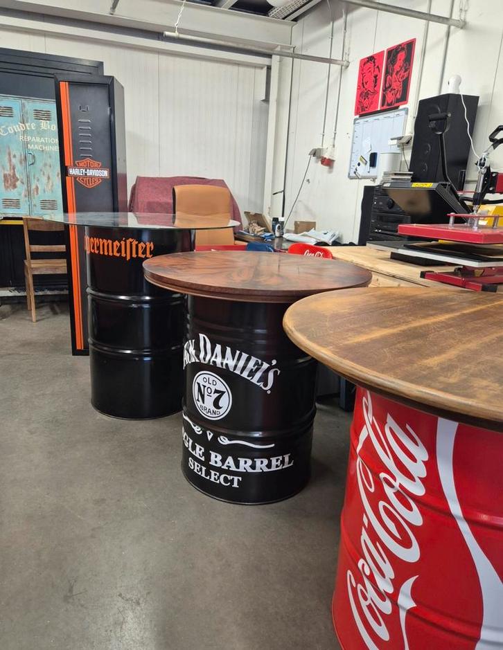 Mooie statafels voor mancave, Huis en Inrichting, Tafels | Statafels, Zo goed als nieuw, Ophalen