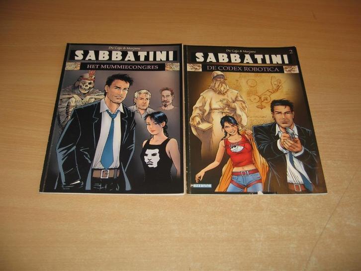 Sabbatini : Deel 1 + 2 - Eerste druk., Boeken, Stripverhalen, Gelezen, Meerdere stripboeken, Ophalen of Verzenden
