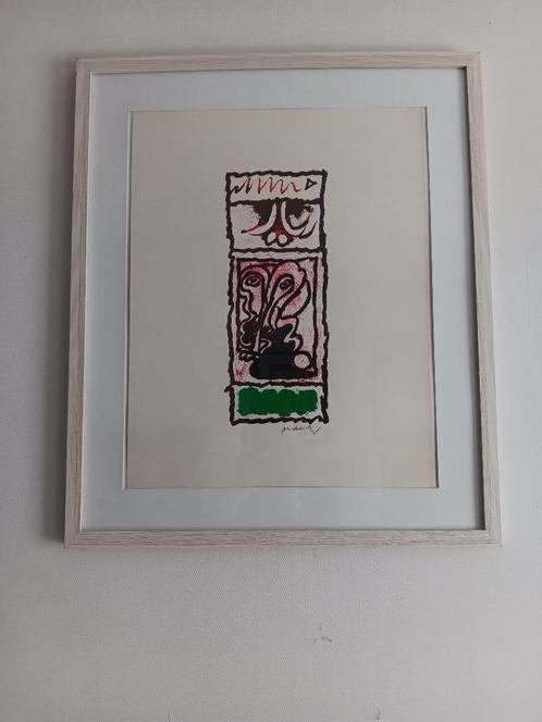 Lino-litho, Antiek en Kunst, Kunst | Etsen en Gravures, Ophalen of Verzenden