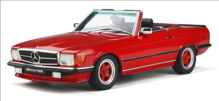 Otto 1:18 Mercedes Benz 500 SL AMG 1986, Hobby en Vrije tijd, Modelauto's | 1:18, Nieuw, Auto, OttOMobile, Ophalen of Verzenden