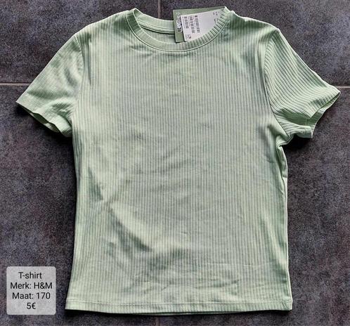 T-shirt meisje: H&M maat 170 (NIEUW + LABEL), Kinderen en Baby's, Kinderkleding | Maat 170, Nieuw, Meisje, Shirt of Longsleeve