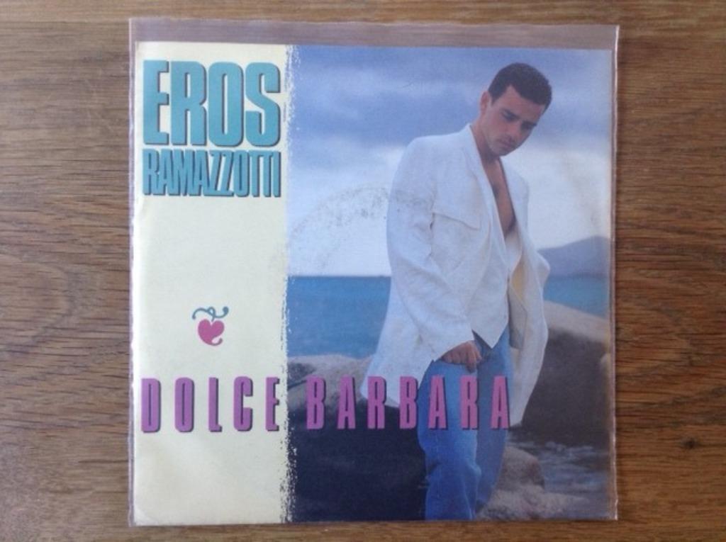 single eros ramazzotti, Cd's en Dvd's, Vinyl Singles, Single, Pop, 7 inch, Ophalen of Verzenden