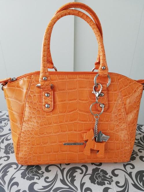 Handtas Laurent David, Handtassen en Accessoires, Tassen | Damestassen, Nieuw, Handtas, Oranje, Ophalen of Verzenden