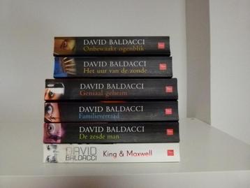 Complete serie "King & Maxwell" David Baldacci beschikbaar voor biedingen