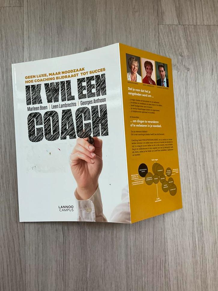 Ik wil een coach,hoe coaching bijdraagt tot succes, Boeken, Advies, Hulp en Training, Zo goed als nieuw, Ophalen of Verzenden
