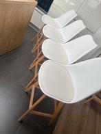Kinderstoel (zitting 66cm met rugleuning 101cm), Huis en Inrichting, Barkrukken, Ophalen, Gebruikt, Met voetsteun, Hout