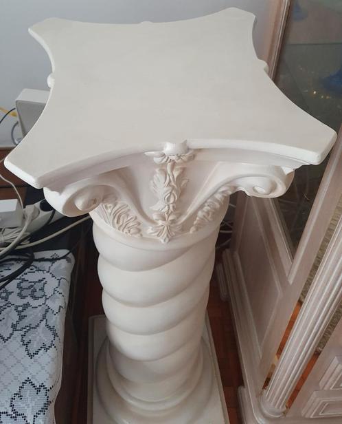 2 Stuk Mooie Wit/Creme Stenen Klassiek Zuilen:130€ Per Stuk‼, Huis en Inrichting, Woonaccessoires | Zuilen en Pilaren, Zo goed als nieuw