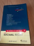 Bamacodex sociaal recht, Boeken, Zo goed als nieuw, Hogeschool, Ophalen