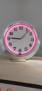 Horloge néon vintage 50€, Enlèvement, Comme neuf