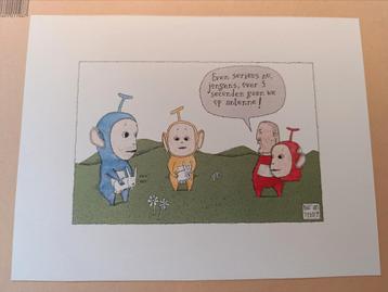 Cartoon Bart Van Tieghem beschikbaar voor biedingen