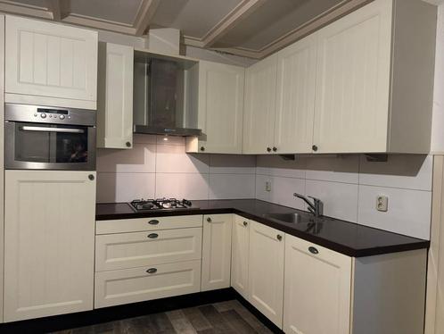 Complete Landelijke Hoekkeuken + Apparatuur + GEDEMONTEERD, Huis en Inrichting, Keuken | Complete keukens, Hoekkeuken, Ophalen of Verzenden