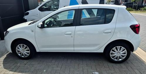Dacia Sandero, Auto's, Dacia, Particulier, Sandero, Benzine, Euro 6, 5 deurs, Handgeschakeld, Wit, Zwart, Stof, Ophalen