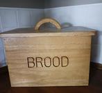 landelijke houten broodtrommel / brooddoos, Huis en Inrichting, Keuken | Keukenbenodigdheden, Ophalen of Verzenden