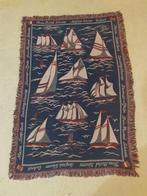 GFL53 Grand foulard zeilschepen blauw rood reversibe 150/100, Ophalen of Verzenden, Zo goed als nieuw