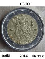 2 Euromunten Italië, Timbres & Monnaies, Monnaies | Europe | Monnaies euro, 2 euros, Enlèvement ou Envoi, Monnaie en vrac, Italie