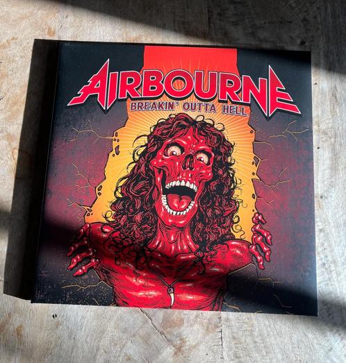 Airbourne LP Rock n' Roll AC/DC Accpt Rose Tattoo Motorhead, Cd's en Dvd's, Vinyl | Hardrock en Metal, Zo goed als nieuw, Verzenden