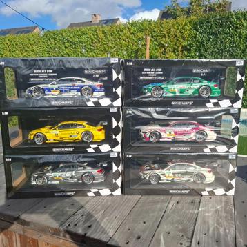 6 x 1/18 Minichamps BMW M3 DTM (E92)   2013 beschikbaar voor biedingen