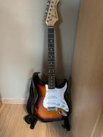 Electric gitaar met versterker en standaard, Muziek en Instrumenten, Ophalen, Zo goed als nieuw, Met versterker