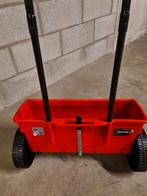 Tuinstrooiwagentje, Ophalen