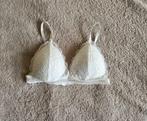 Bralette - Wit -  Motief - Kant - Small - Dames - €8, ANDERE, Wit, Ophalen, BH