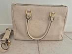Grote beige tas, Handtassen en Accessoires, Tassen | Damestassen, Ophalen, Zo goed als nieuw, Beige, Handtas