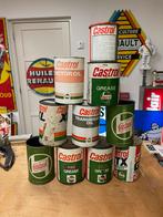 Lot Castrol olie blikken, Verzamelen, Ophalen of Verzenden, Gebruikt, Overige, Overige merken