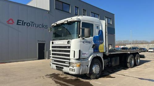 Scania 144-460 (EURO 2 / RETARDER / 6X2 / 10 TYRES / MANUAL, Auto's, Vrachtwagens, Bedrijf, Te koop, Airconditioning, Elektrische ramen