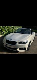 Bmw 218d cabrio te koop, Auto's, Automaat, Achterwielaandrijving, Wit, Leder