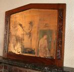 Verweerde spiegel Art Deco stijl, Ophalen