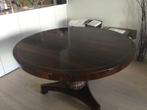 Antieke tafel / English breakfast tafel in rosewood, 100 tot 150 cm, 100 tot 150 cm, Rond, Vintage