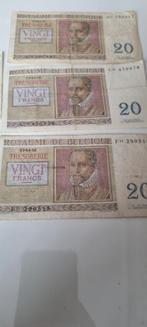 Veel oude Belgische bankbiljetten, Ophalen